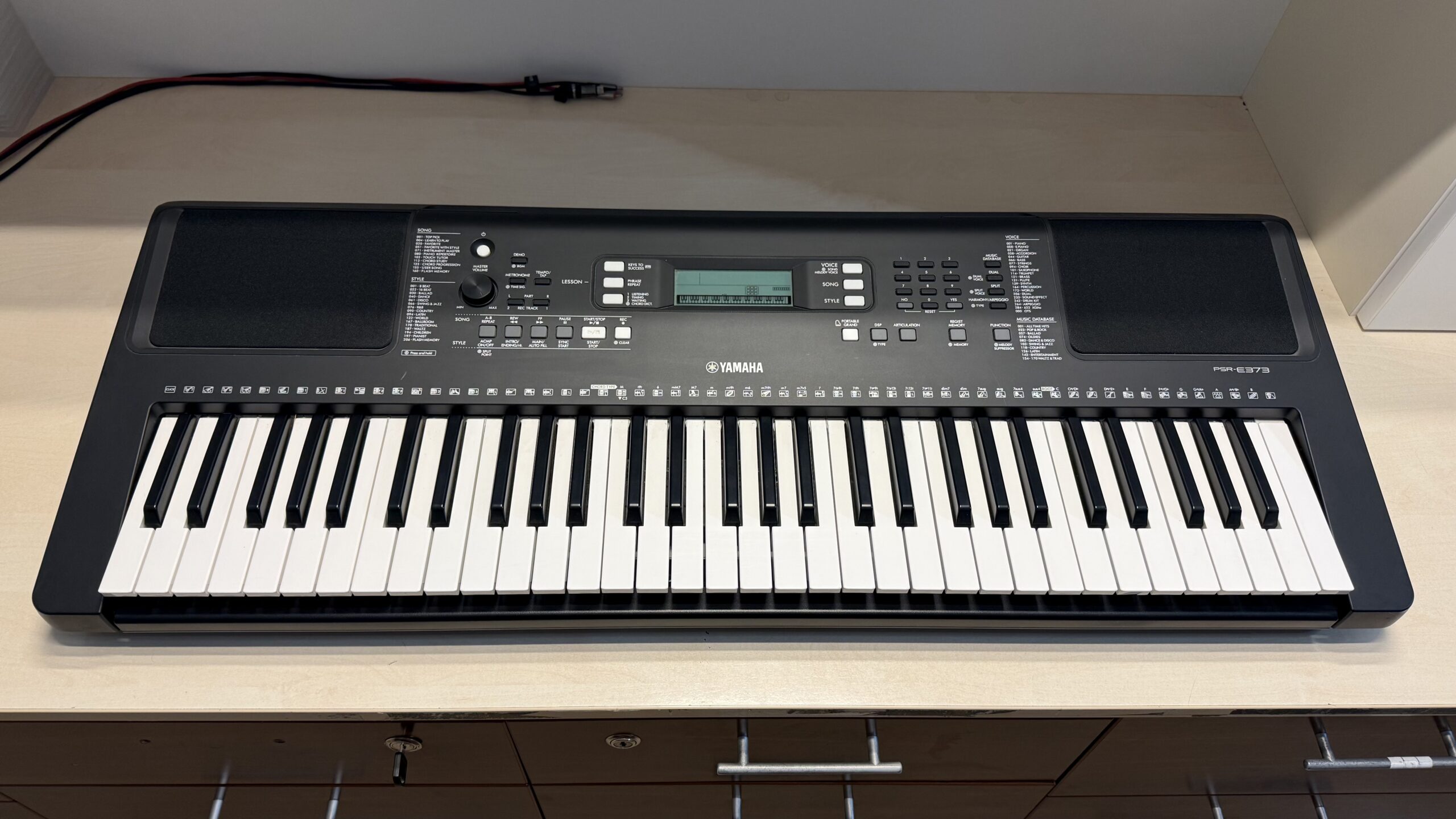 ORGA YAMAHA PSR E373 PIAN DIGITAL E373 - imagine 3